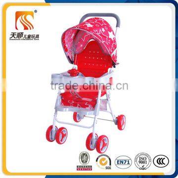 EN71 good strong kids play stroller master kids baby stroller made in china