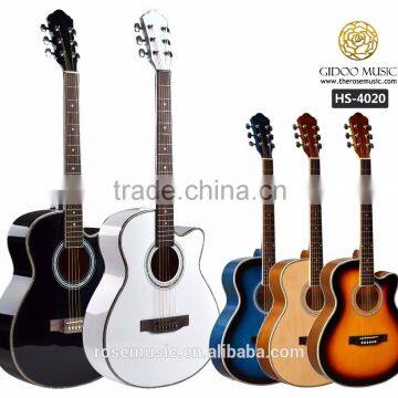 Popular 40 inch beginner acoustic guitar CARAVAN MUSIC HS4020