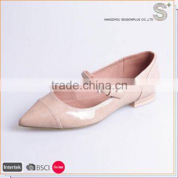 China factory latest design fashion flat women shoes