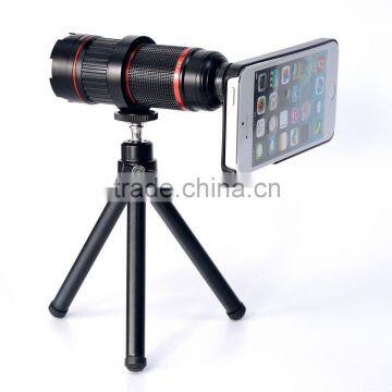 Brand New 4-12X Optical Zoom Telescope Lens With Mini Tripod For iPhone5/5S