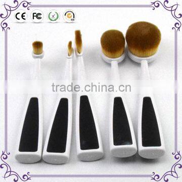 Big promotion! 5pcs multipurpose beauty makeup oval makeup brushes with base