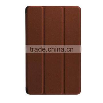 Quality Karst Texture Leather for NEW KINDLE FIRE 2015 7' Leather Case foldable smart case Business Protective case PC+ PU