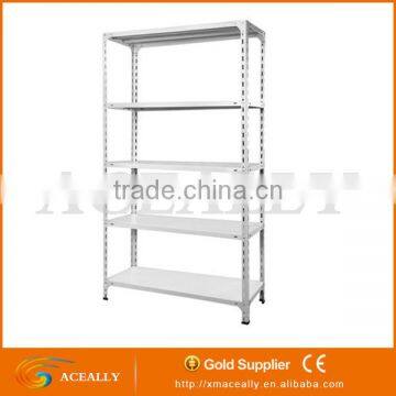 Aceally Slotted Angle Shelving Rack , Light Duty Boltless Rivet Shelf Rack photo-3