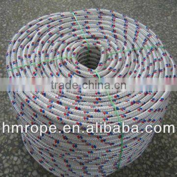 PP diamond braid rope with non-woven core