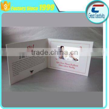 Hot sale 10" TFT screen lcd video greeting card