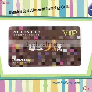 Shopping member pvc discount card