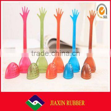 Wholesale 100% food grade colorful cute customised tea ball,shaped silicone tea strainer