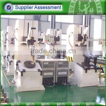 Wheel disc welding machine for assembling