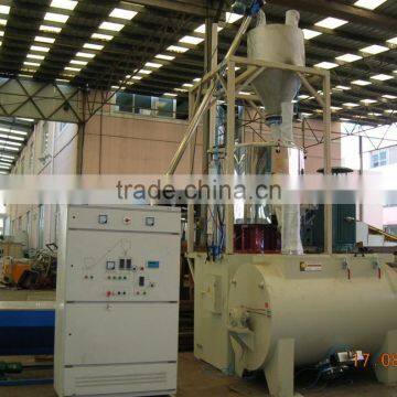 horizontal plastic mixing machine