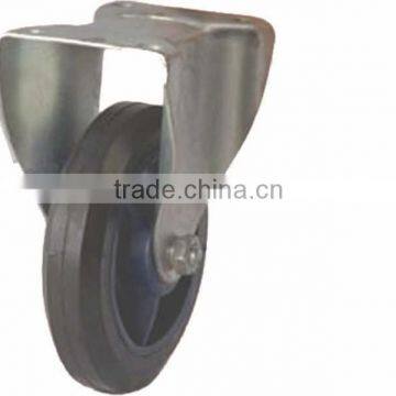 caster FC0509 wheel,5" with steel frame and rubber wheel,caster wheel