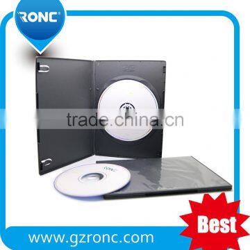 Ronc Brand Black 7MM DVD Case Slim (Holds 2 disc)