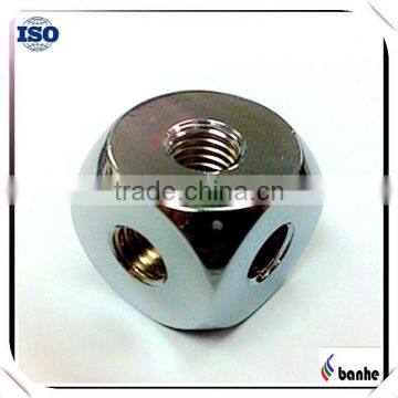 Advertising framework part csutom made from zinc alloy with chrome plating