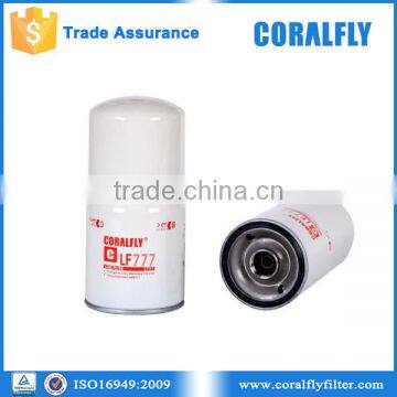 ISO TUV TS16949 LF777 lube filter excavator oil filter