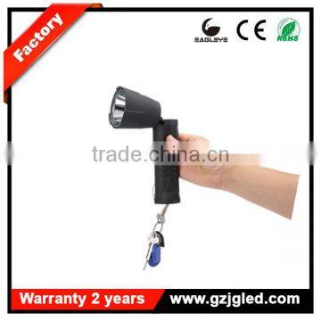 Strong Nylon Body Cree Rechargeable Industrial Led Torch Light With Tail Warning Lamp photo-2