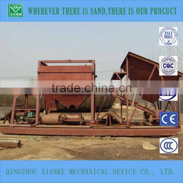 120cbm mini sand portable sand rotary trommel screen machine