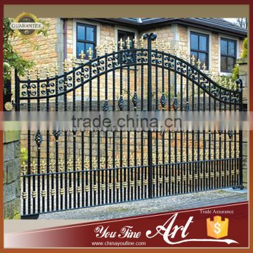 Large wrought iron gates For Yard Decor