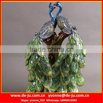 Wedding Gift Peacock Resin Decoration