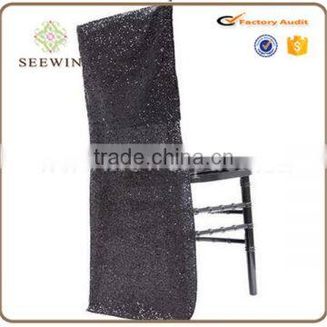 Beautiful Sequin Chair Cover Chair Sash for Wedding photo-3