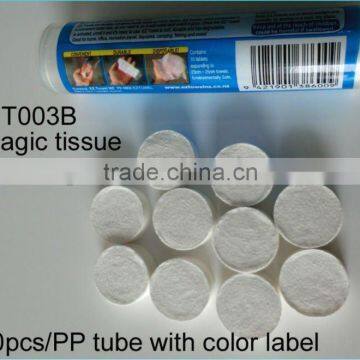 Hot Sale Non-woven Magic Tissue Compressed Tablet photo-6