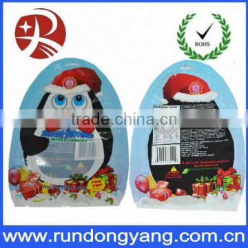 High quality christmas plastic bags for kids gift