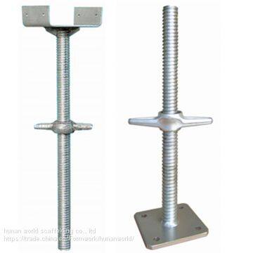 Low price type of screw jack / Scaffolding shoring base jack for construction