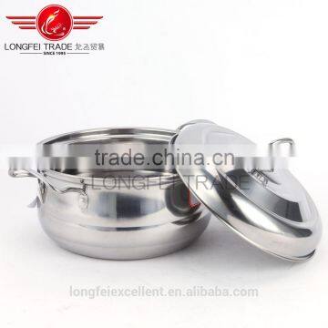 High Quality 4pcs Stainless Steel Color European-style Soup Pot Set photo-4