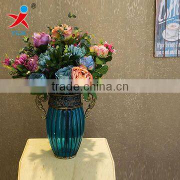 glass vase/cut flower in different container/Contracted home decorations/The sitting room handicraft furn