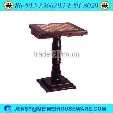 Charming Design Square Wooden Chess Table photo-1