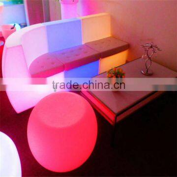 Plastic round table/led light up table for party/event/house