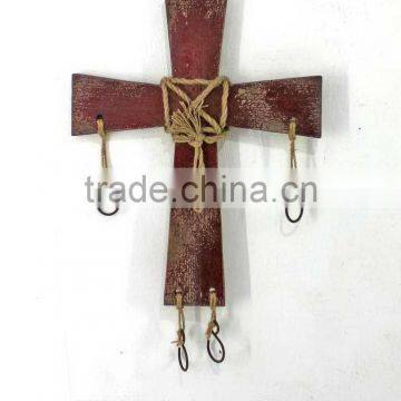 religious cross wall hook