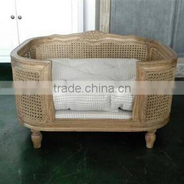 Bisini French style luxury rattan pet bed wholesale and retail - BF07-80119