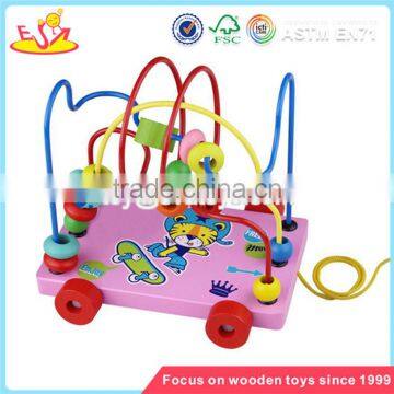 wholesale colorful wire bead pull toy delicate design wire bead pull toy W11B018