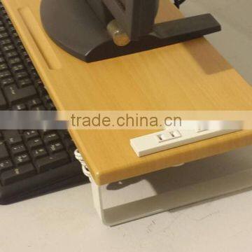 Simple Design Metal Legs for Wooden Dock Holder TV Monitor Riser Stand photo-5