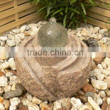 Outdoor indoor pump LED stone mini water fountains