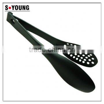 35024 Separable Nylon Kitchen Tongs BBQ Cooking Food Salad Tongs With Spoon photo-5