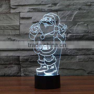 New Santa Claus 3D Touch Table Lamp Creative Lamp LED Lamp Vision Night Light photo-4