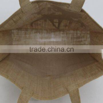 PP Laminated Jute Tote Bag With Canvas Pocket & With Jute Handle photo-6