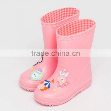 Kids Cute Wellies Pvc Rain Boots Manufacturer BSCI Hangzhou Factory photo-2