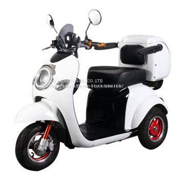 48V500W New Style 3 Wheel Electric Mobility Scooter Trike, Electric Disabled Tricycle With Windshield photo-3
