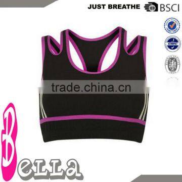 design your own womens double straps sports bra new clothes