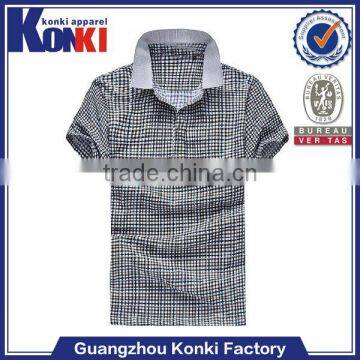 custom 95 cotton 5 lycra casual short sleeves polo shirt