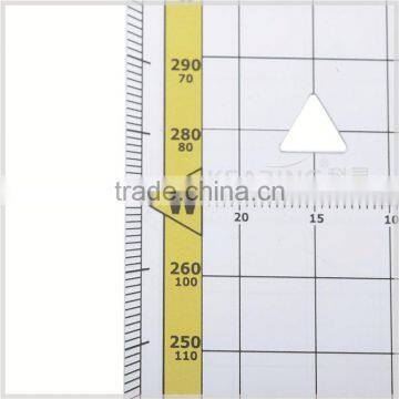 Kearing Plastic Square Ruler for Flight Industry High Quality Protractors# KPP-6 photo-2