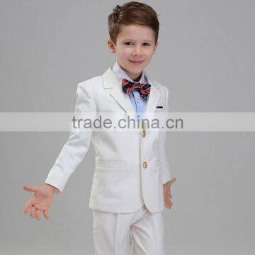 Customize Kids White Formal Coat Pant Dress Suit