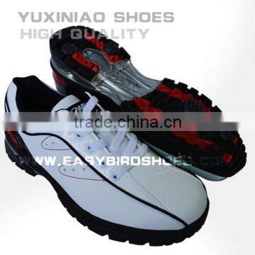 new model style fashion split leather golf shoes sneakers for male, mens colorful golf shoes sport brand from china factory
