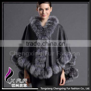 CX-B-P-22A 2016 Autumn Newest Fur Pashmina Shawl photo-4