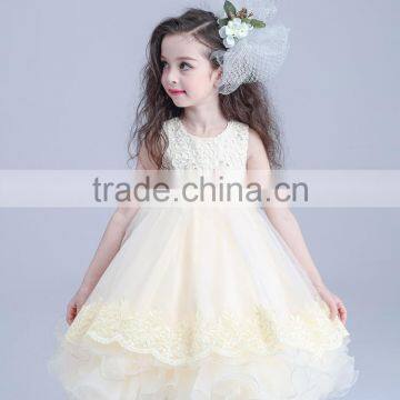 Hot Designs Children Handmade Flower Girl Dress Patterns Cute Dresses photo-4