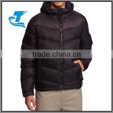 Windproof Wear Men Ski Down Jacket