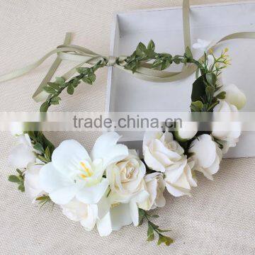 Baby Vintage Headband Flower Feather Pad Prop Christmas Hair Accessories photo-3