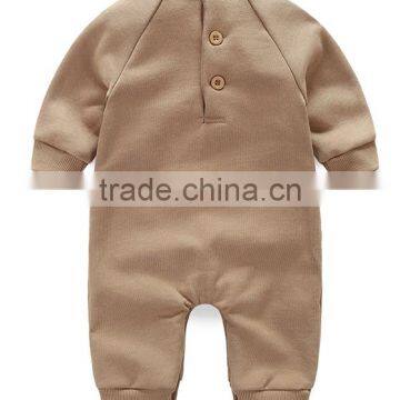 Customized Warm Fleece Winter Baby Rompers Lovely Baby Rompers Wholesale 0-6 Months Baby Rompers photo-2