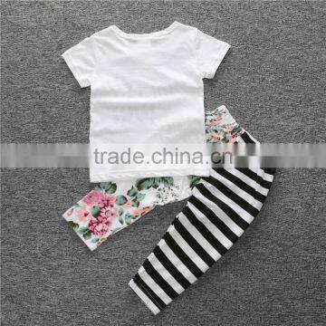 S17555A New Design Wholesale Children's Boutique Clothing Set photo-3